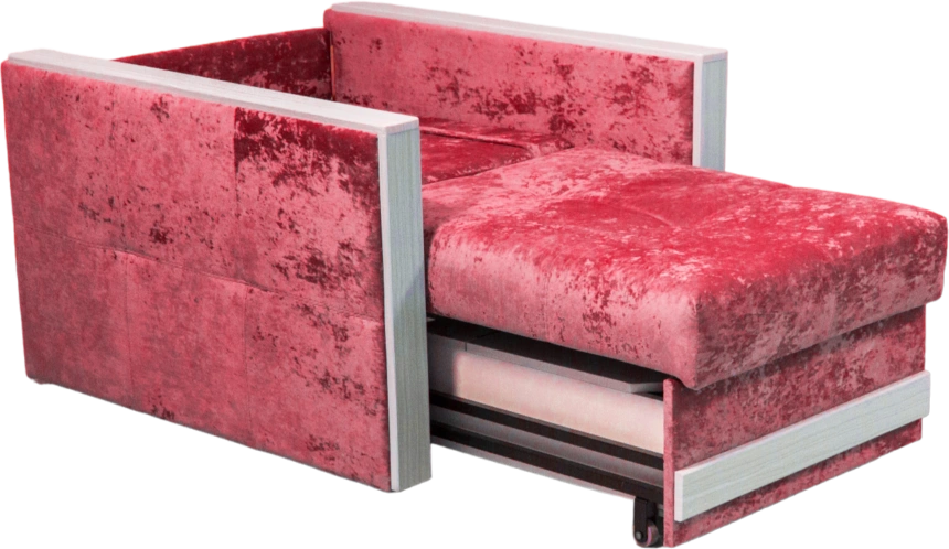 Кресло-кровать Адель 2, Краш 25, Рамух белый 