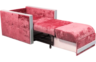 Кресло-кровать Адель 2, Краш 25, Рамух белый 