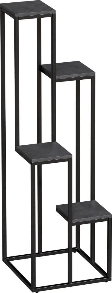 Стеллаж декоративный Нора, графит