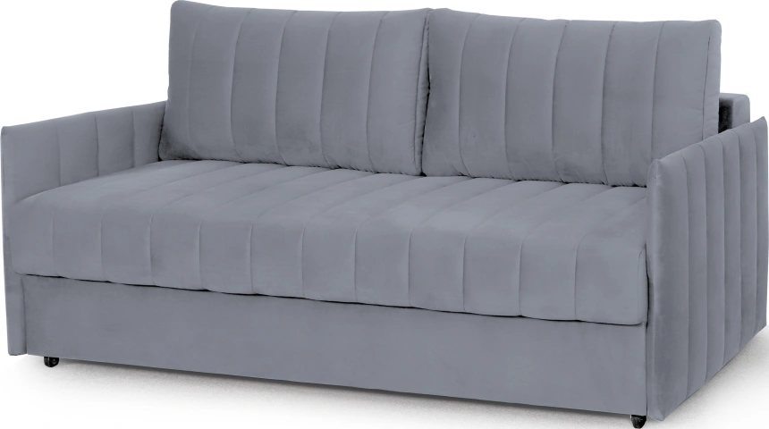 Диван-кровать Пекин, двухместный, мора серый