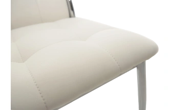 Стул Чинзано, мягкий, батлер 08, экокожа, каркас хром
