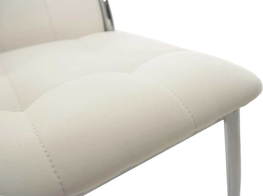 Стул Чинзано, мягкий, батлер 08, экокожа, каркас хром