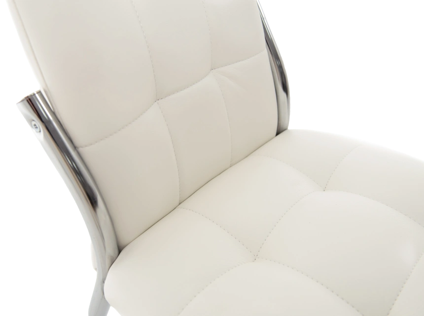 Стул Чинзано, мягкий, батлер 08, экокожа, каркас хром