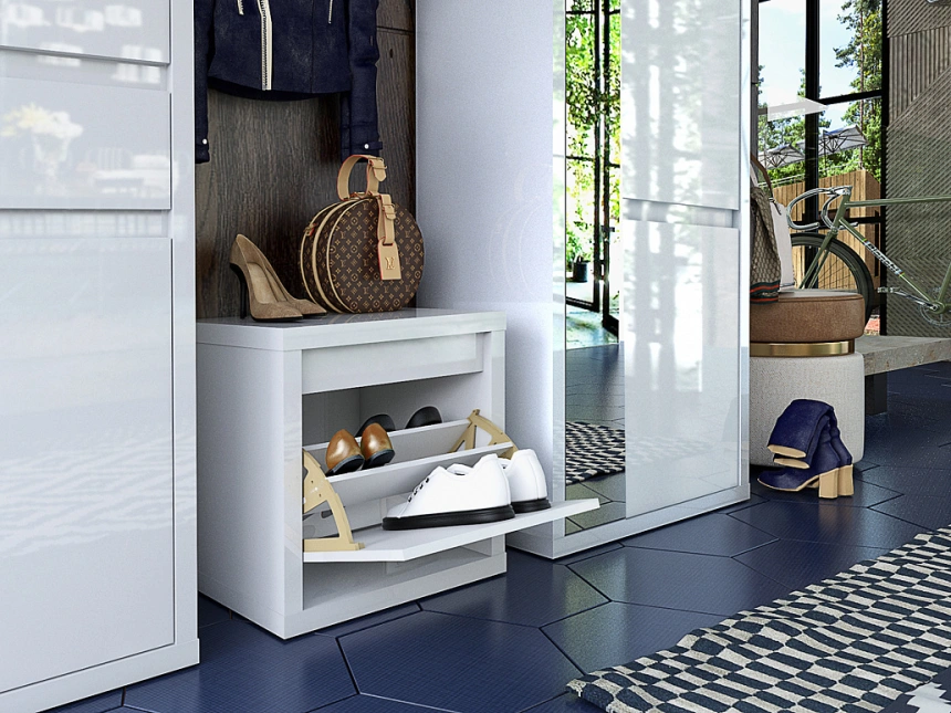 Модульная прихожая Норден 1, белый