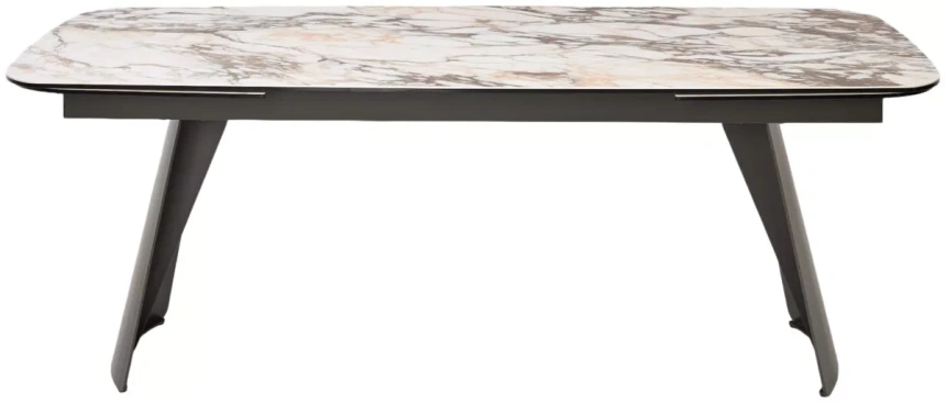 Обеденный раздвижной стол ODIN 200, TL-312, испанская керамика / темно-серый каркас