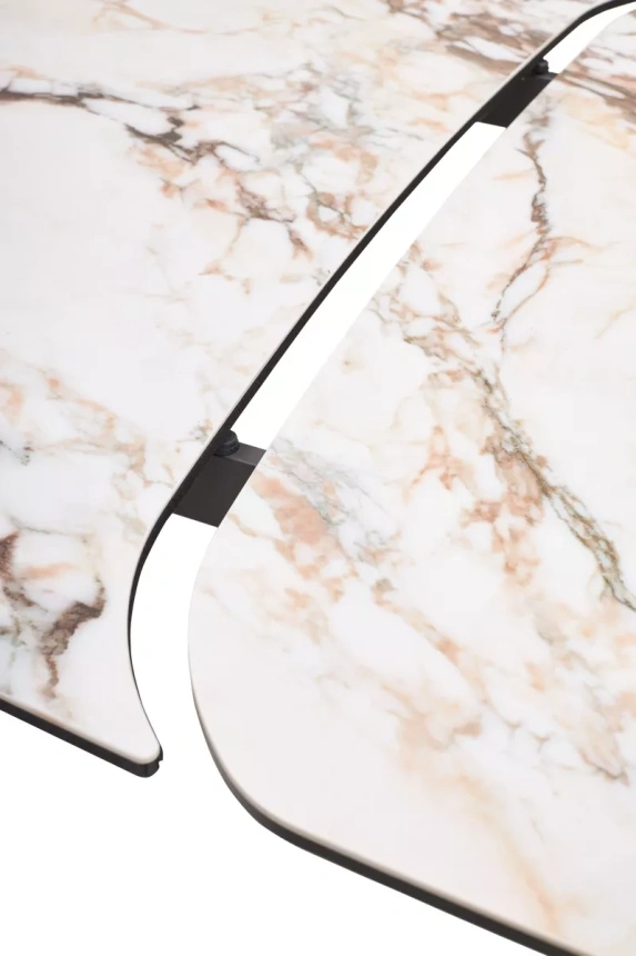 Обеденный раздвижной стол ODIN 200, TL-312, испанская керамика / темно-серый каркас