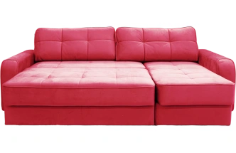 Диван угловой Кембридж, SHAGGY RED