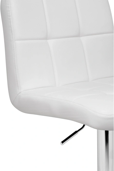 Барный стул Paskal, white / chrome