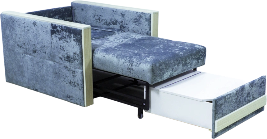 Кресло-кровать Адель 2, Краш 5, Рамух белый 