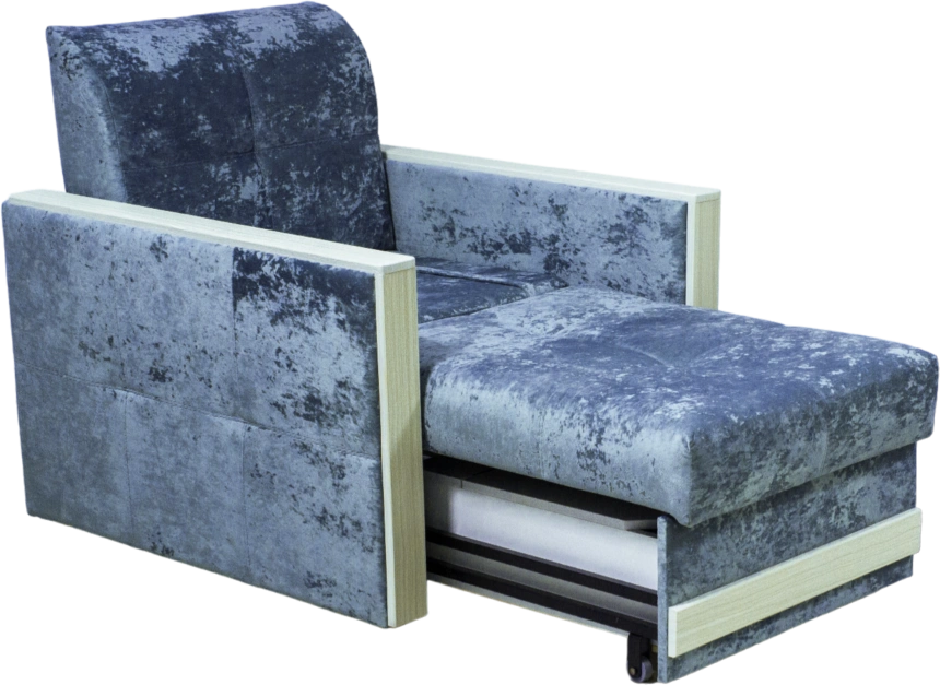 Кресло-кровать Адель 2, Краш 5, Рамух белый 