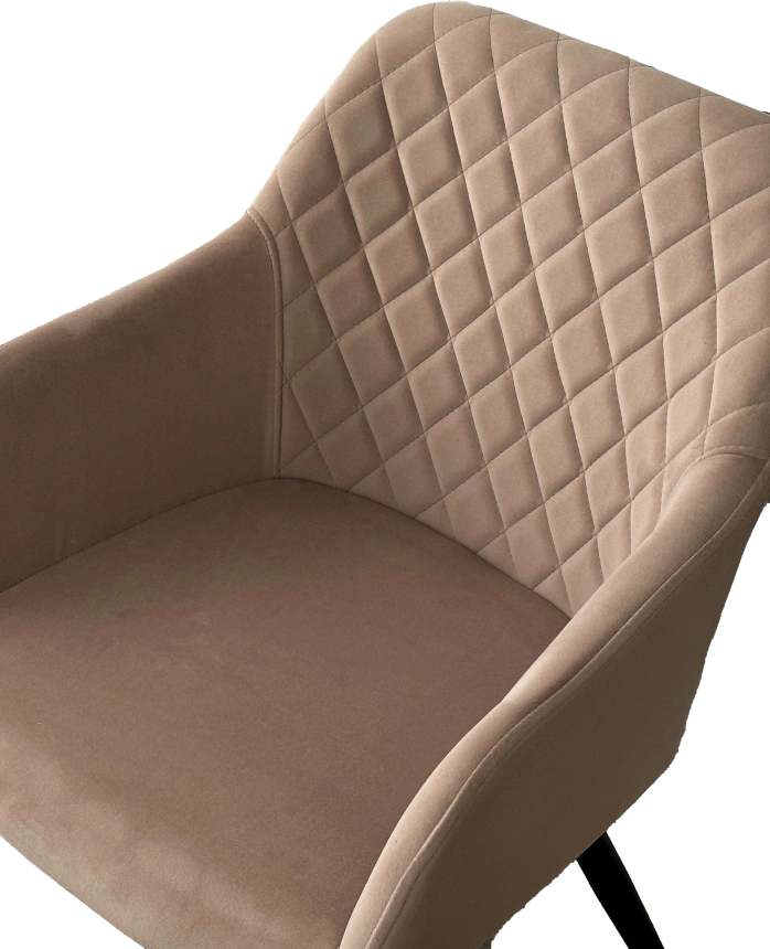 Стул Brandy, мягкий, 505-4 Латте, велюр 