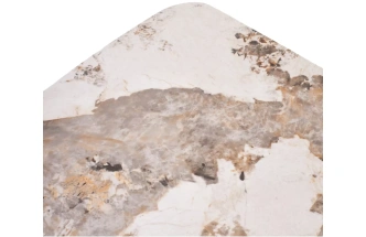 Обеденный раздвижной стол Stefan 180, Gloss Luxury Pandora, керамика, стекло, каркас латте