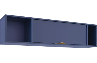 Полка навесная Челси, Морской синий