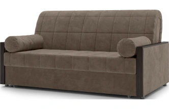 Диван прямой Токио 160, модель 062, Ultra Beige (бежевый) / венге