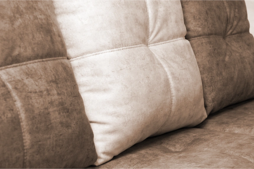 Диван угловой Лотос 2, угол правый, Fresca bark, Fresca chocolate, Венге