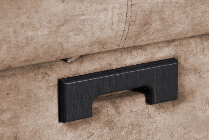 Диван угловой Лотос 2, угол правый, Fresca bark, Fresca chocolate, Венге