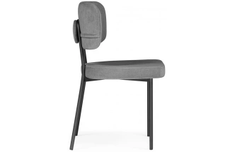 Стул Вакао, мягкий, антрацитовый brendy stone 28 / черный