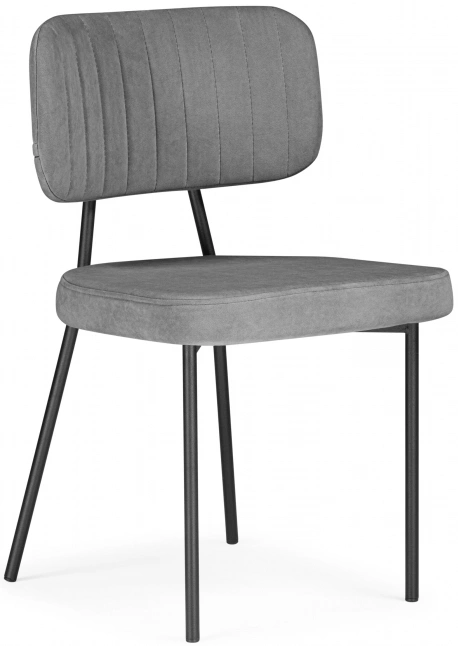 Стул Вакао, мягкий, антрацитовый brendy stone 28 / черный