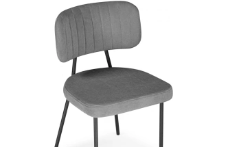 Стул Вакао, мягкий, антрацитовый brendy stone 28 / черный