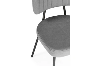 Стул Вакао, мягкий, антрацитовый brendy stone 28 / черный