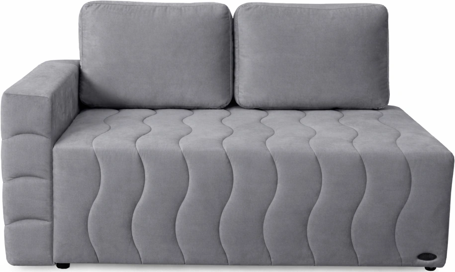 Диван-кровать Орион, правый, альба темно-серый