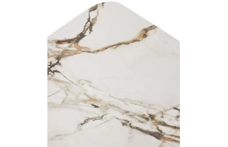 Обеденный раздвижной стол Birger 200, KL-188, контрастный мрамор, итальянская керамика