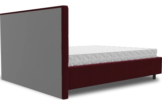 Кровать Невада 4, мягкая, двуспальная, 160x200, Selfie merlot