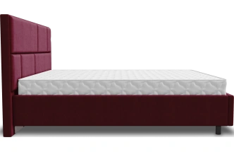 Кровать Невада 4, мягкая, двуспальная, 160x200, Selfie merlot