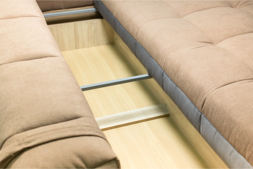 Прямой диван Аквамарин 11,  Frozen 03 