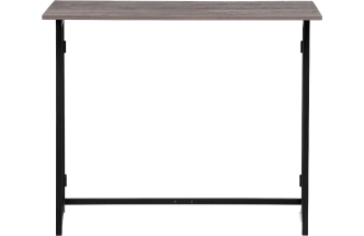 Стол компьютерный Бринг, складной, дуб рошелье / черный