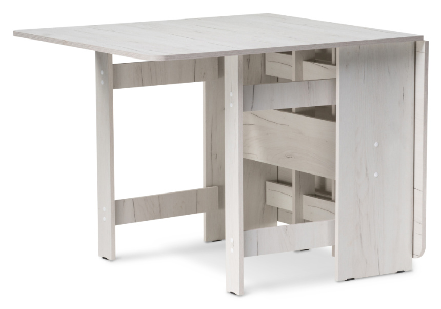 Стол-книжка Йентель, 170x85x76, дуб крафт белый