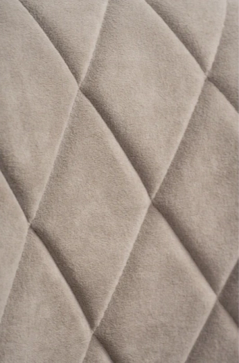 Стул Гутрид, на металлокаркасе, ромбы спереди, капучино