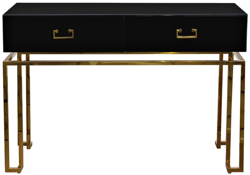 Туалетный столик KFG058, черный / золото