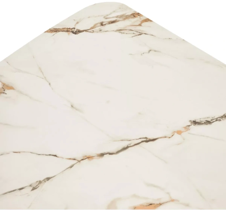 Обеденный раздвижной стол Valdemar 180, KL-188, итальянская керамика, стекло, каркас темно-серый