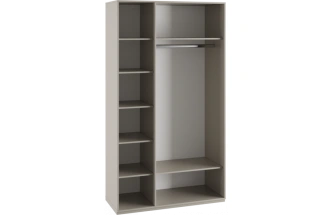 Шкаф трехстворчатый Ника, бежевый мат-05 / кашемир