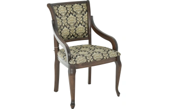 Стул Катарина, деревянный, андрис вензель 101-2 жаккард, каркас орех темный