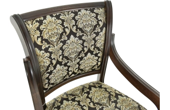 Стул Катарина, деревянный, андрис вензель 101-2 жаккард, каркас орех темный