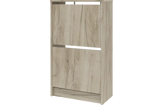 Модульная прихожая Лофт 117.10, с вешалкой с полкой, дуб крафт серый