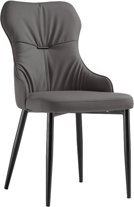 Стул Neli, на металлокаркасе, gray / black