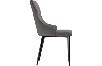 Стул Neli, на металлокаркасе, gray / black