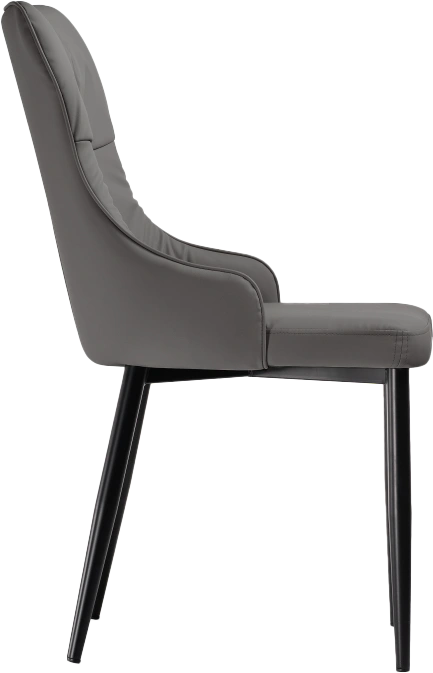 Стул Neli, на металлокаркасе, gray / black