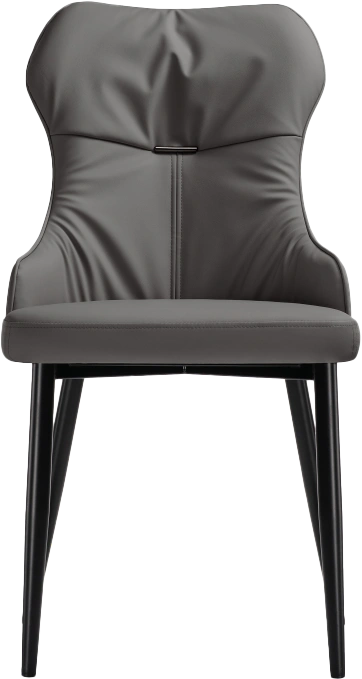 Стул Neli, на металлокаркасе, gray / black