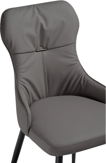 Стул Neli, на металлокаркасе, gray / black