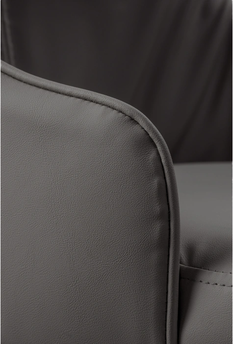 Стул Neli, на металлокаркасе, gray / black