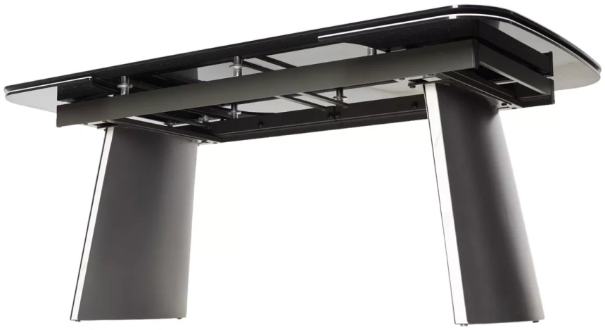 Обеденный раздвижной стол Valdemar 180, KL-99, итальянская керамика, стекло, каркас темно-серый