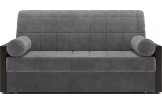 ​Диван прямой Токио 160, модель 062, Ultra Grey​ (серый) / венге