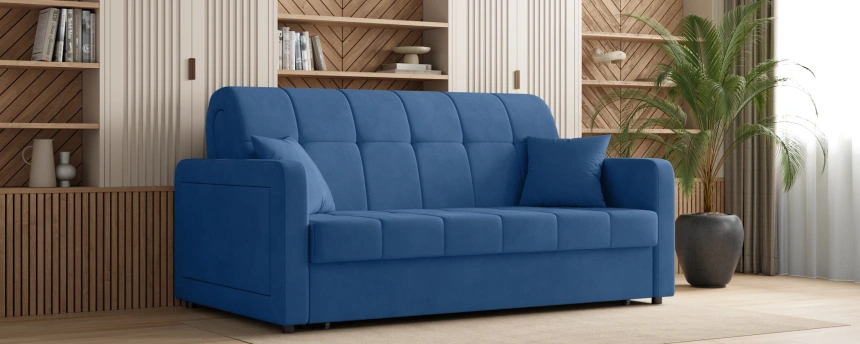 ​Диван прямой Инсбрук 140, модель 063, Balance 784​ (синий)