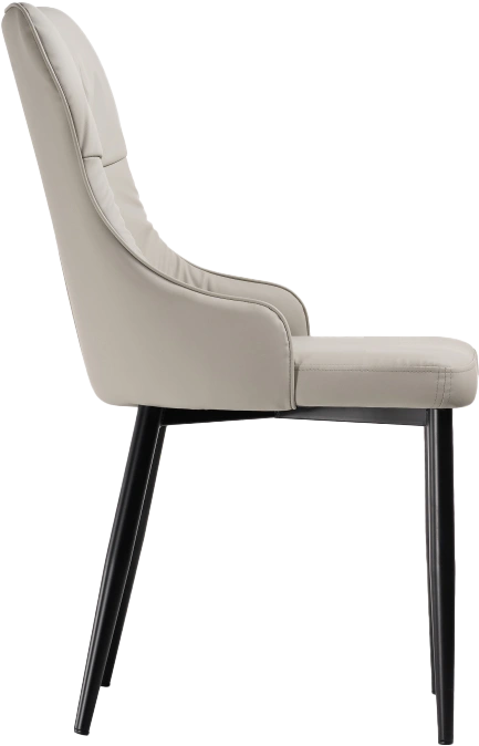 Стул Neli, на металлокаркасе, beige / black