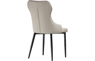 Стул Neli, на металлокаркасе, beige / black