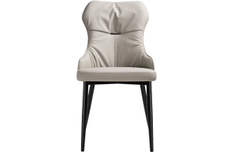 Стул Neli, на металлокаркасе, beige / black